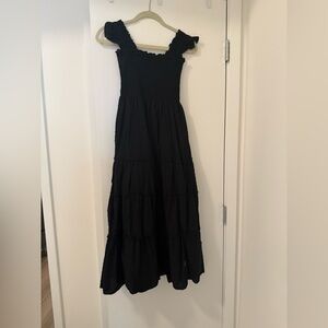 CAARA black nap dress, L